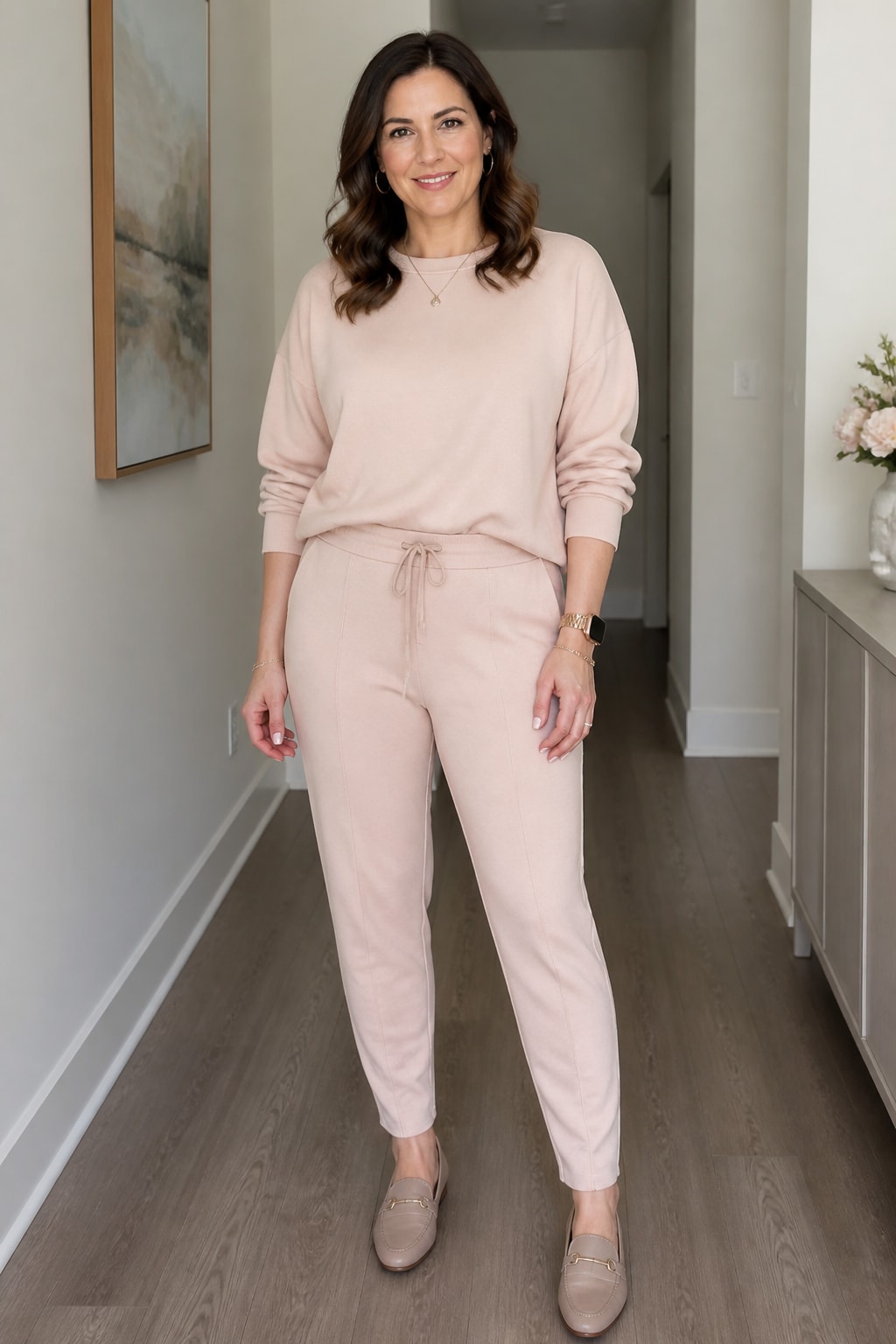 Sweatshirt and Tailored Joggers