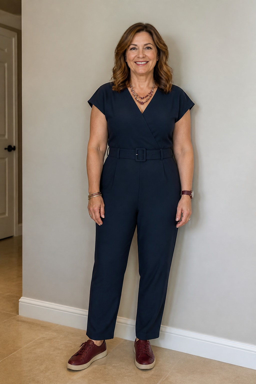 Navy Jumpsuit