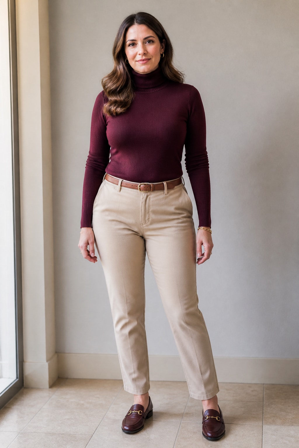 Chinos and Turtleneck