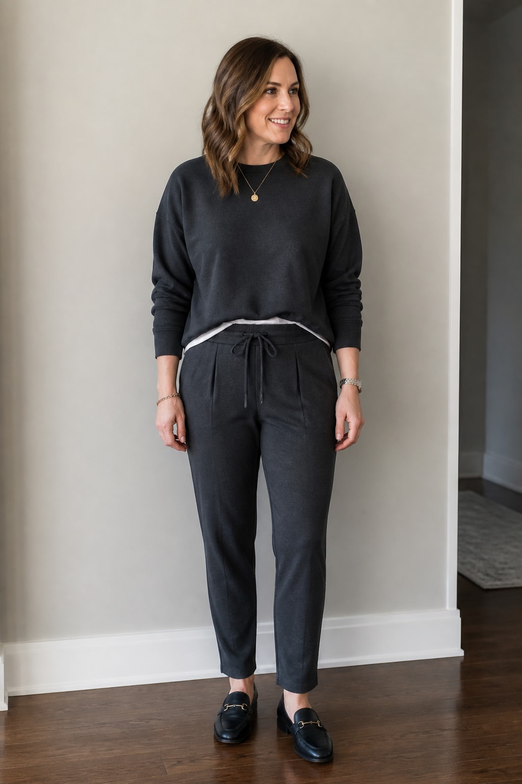 Sweatshirt and Tailored Joggers