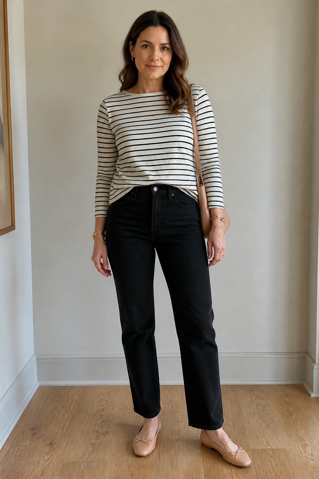 Breton Top and Jeans