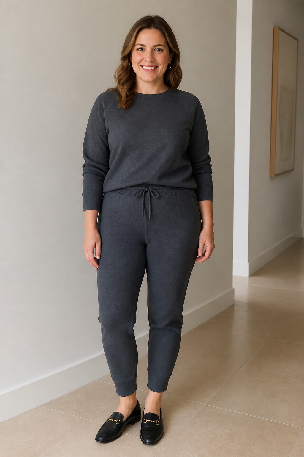 Sweatshirt and Tailored Joggers