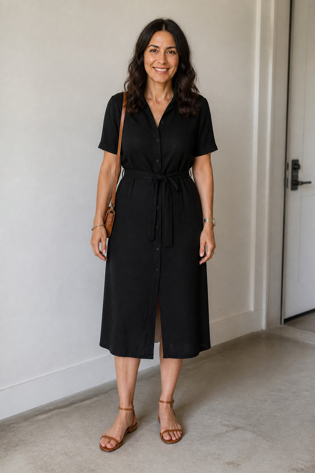 Linen Shirt-Dress