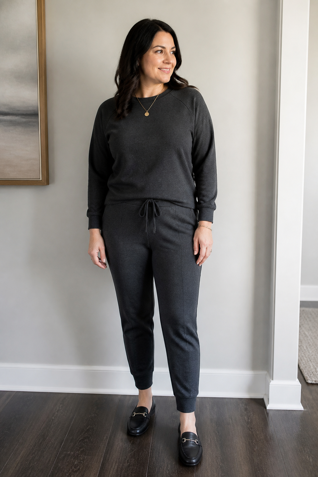 Sweatshirt and Tailored Joggers
