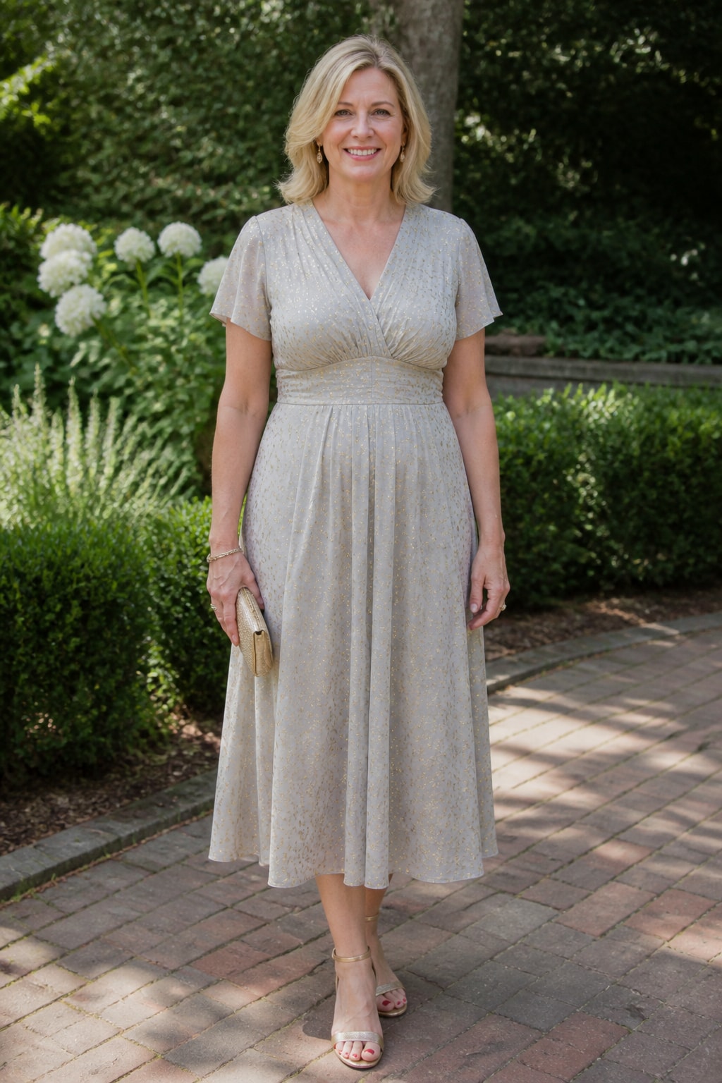 Gold Fleck Midi