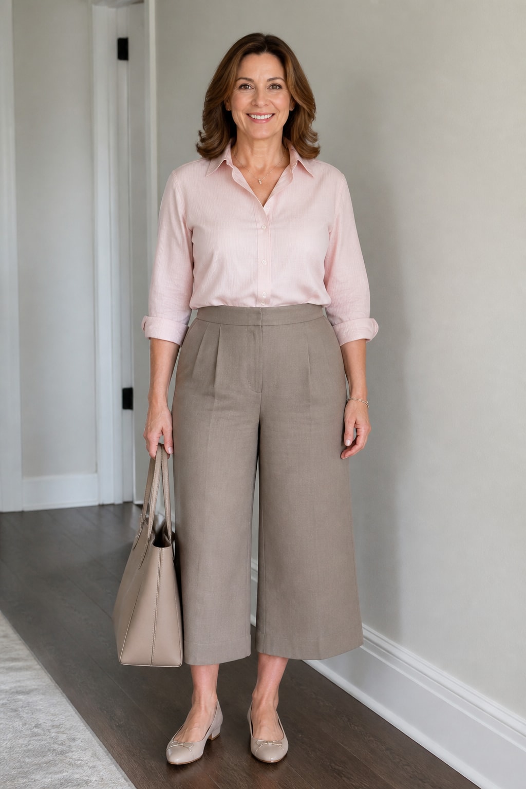 Culottes and Poplin Shirt
