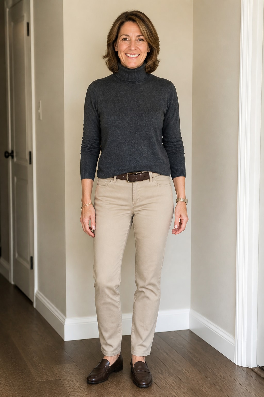 Chinos and Turtleneck