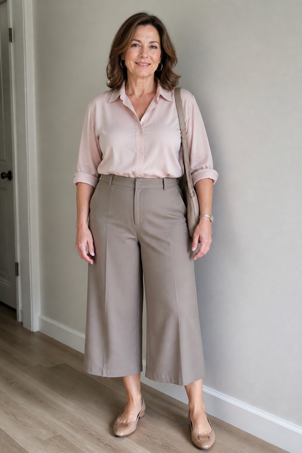 Culottes and Poplin Shirt